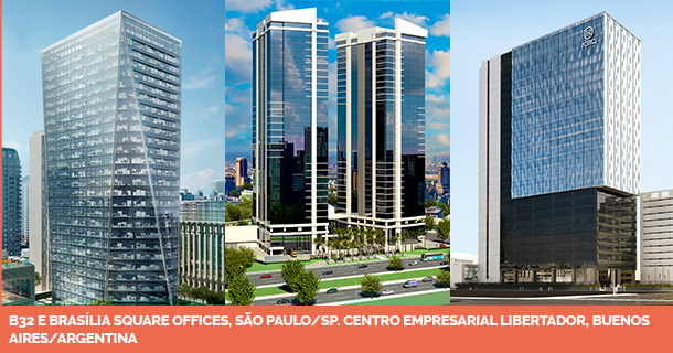 B32, Brasília Square Offices e Centro Empresarial Libertador